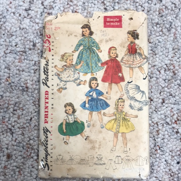 Vintage doll patterns - Picture 4 of 7